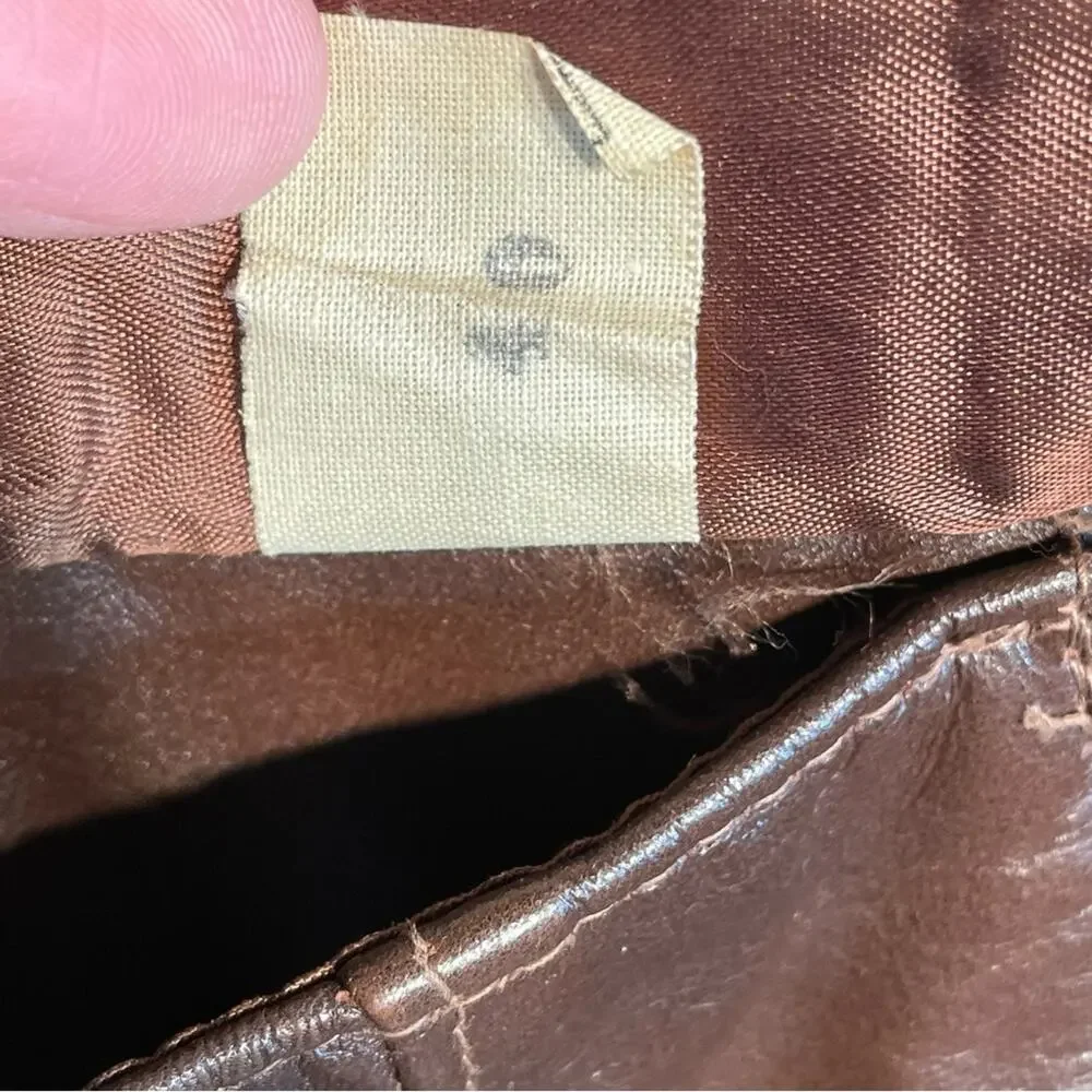 Vintage Brown Leather Blazer Coat Sz 40R 70s Nappa Leather by Grais USA Gorgeous